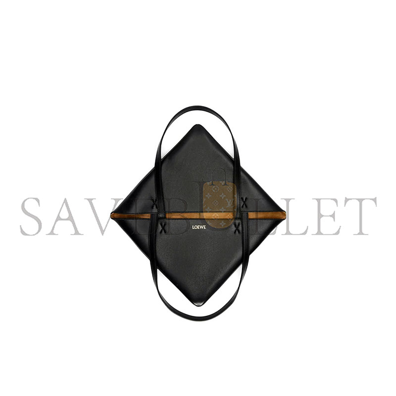 LOEWE MEDIUM PUZZLE FOLD TOTE IN SHINY CALFSKIN A657G50X01-1100 (31.5*25.5*14.5cm) LOEWE MEDIUM PUZZLE FOLD TOTE IN SHINY CALFSKIN A657G50X01-1100 (31.5*25.5*14.5cm)